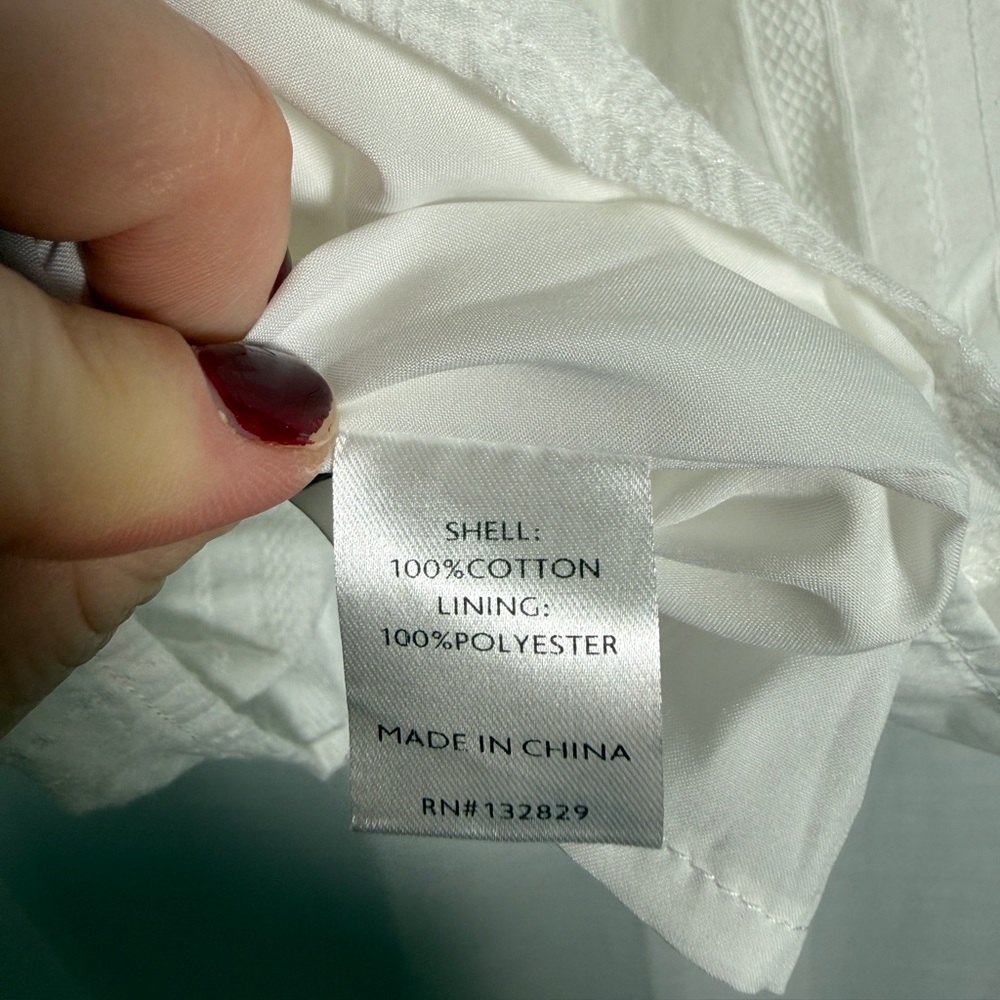 Revolve More To Come Cherli Ivory Mini Dress Square Neck Summer Party | Size XS - Picture 13 of 14